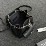 CHANEL 23C Backpack Small Black - high-quality designer bag dupe
