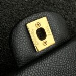 CHANEL Classic Flap 20cm Nero Caviale - borsa a mano superclone premium