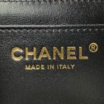 CHANEL Classic Flap 20cm Nero Caviale - replica borsa premium 1:1