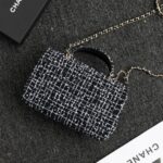 CHANEL 24p Tweed Black and White - premium superclone handbag