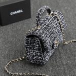 CHANEL 24p Tweed Black and White - top-grade luxury bag dupe