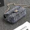 CHANEL 24p Tweed Black and White - elite factory replica handbag