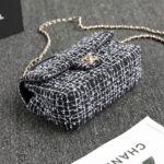 CHANEL 24p Tweed Black and White - elite factory replica handbag