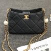 CHANEL 24s Double Pearl Hobo Bag - designer handbag clone