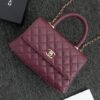 CHANEL 23P Coco Burgundy - premium superclone handbag
