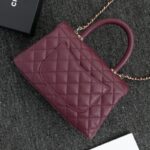 CHANEL 23P Coco Burgundy - 1:1 premium replica handbag