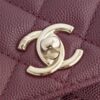 CHANEL 23P Coco Burgundy - high-end replica designer purse