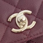 CHANEL 23P Coco Burgundy - high-end replica designer purse