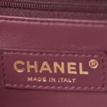 CHANEL 23P Coco Burgundy - affordable luxury replica bag