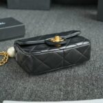CHANEL CF Double Pearl Black - elite factory replica handbag