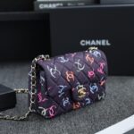 CHANEL 24s Graffiti Classic Flap Mini - designer handbag clone