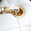 CHANEL CF Double Pearl White - affordable luxury replica bag
