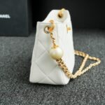 CHANEL 24s Double Pearl White