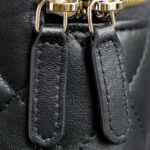 CHANEL 24s Pearl Handle Box Black