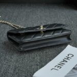 CHANEL 24s Pearl Handle Black