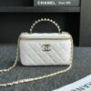 CHANEL 24s Pearl Handle Box White - ultra-realistic fake purse