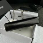 CHANEL 24s Horizontal Small Black - elite factory replica handbag