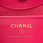 CHANEL 24s Mini Horizontal Rose Red