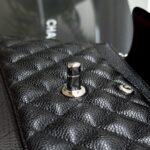 CHANEL Classic Flap 23cm Black Silver - affordable luxury replica bag