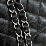 CHANEL Classic Flap 23cm Black Silver - 1:1 premium replica handbag