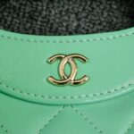 CHANEL 24s Mini Horizontal Green - affordable luxury replica bag