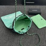 CHANEL スパンコール ショルダーバッグ グリーン - プレミアム スーパークローン ハンドバッグ