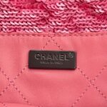 CHANEL Sequin Shoulder Bag Pink - high-end replica designer purse