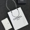 CHANEL Sequin Shoulder Bag White - high-quality designer bag dupe
