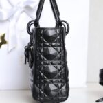 Replica Lady Dior Ultramatte Black Grid Abc