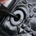 Replica Lady Dior Ultramatte Black Grid Abc