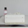 Fake Lady Dior Ultramatte White Grid Abc - 1:1 premium replica handbag