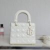 Fake Lady Dior Ultramatte White Grid Abc - elite factory replica handbag