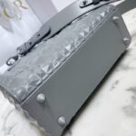 Replica Lady Dior Ultramatte Grey Grid Abc - borsa replica premium 1:1