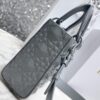 Replica Lady Dior Ultramatte Grey Grid Abc - high-end replica designer purse