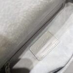 Replica Lady Dior Ultramatte Grey Grid Abc - borsa a mano superclone premium