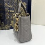 Replica Lady Dior Mini Stone Grey