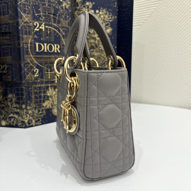 Lady Dior Mini Stone Grey - Image 2