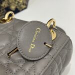Replica Lady Dior Mini Stone Grey