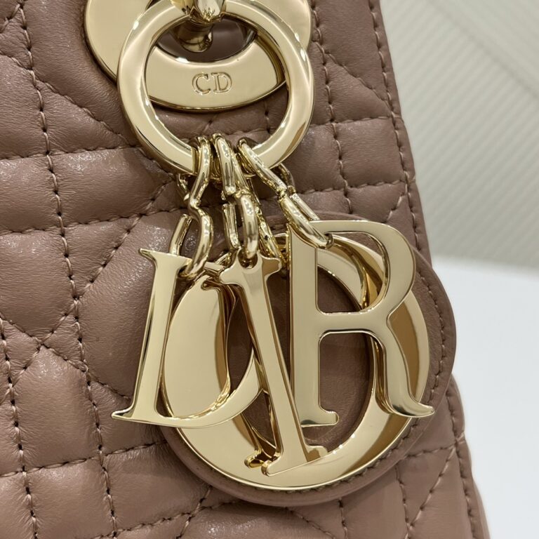 Lady Dior Mini Apricot - Image 3