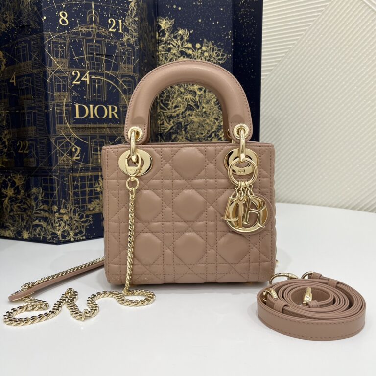 Replica Lady Dior Mini Apricot - affordable designer bags