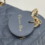 Replica Lady Dior Mini Blue - designer handbag clone