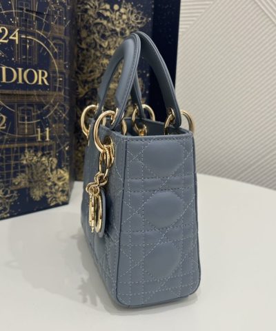Replica Lady Dior Mini Blue - ultra-realistic fake purse