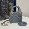 Replica Lady Dior Mini Blue - high-end replica designer purse
