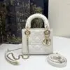 Fake Lady Dior Mini White - best quality fake designer bag