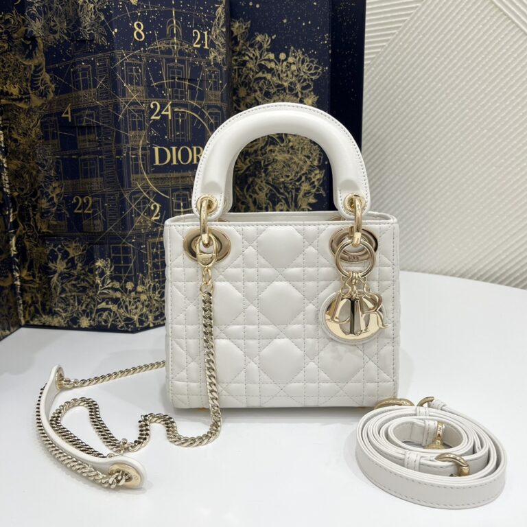 Replica Lady Dior Mini White - affordable designer bags