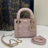 Fake Lady Dior Mini Pink - designer handbag clone