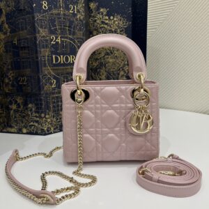 Fake Lady Dior Mini Pink - designer handbag clone