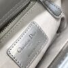 Fake Lady Dior Silver Abc - 1:1 premium replica handbag