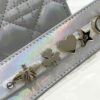 Fake Lady Dior Silver Abc - 1:1 premium replica handbag