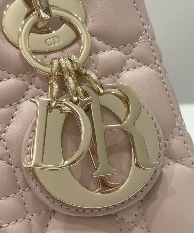Replica Lady Dior Pale Pink Abc - ultra-realistic fake purse